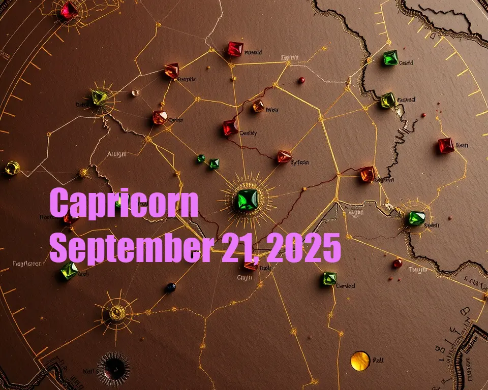 Capricorn - September 21, 2025