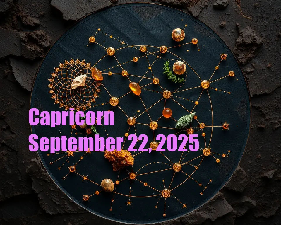 Capricorn - September 22, 2025