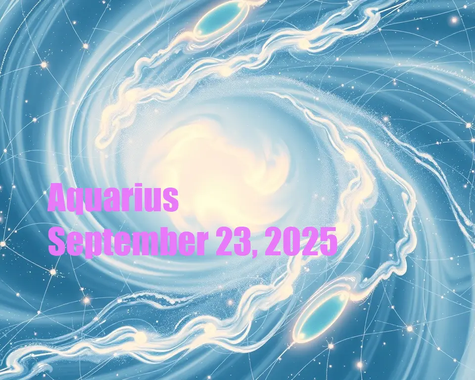 Aquarius - September 23, 2025