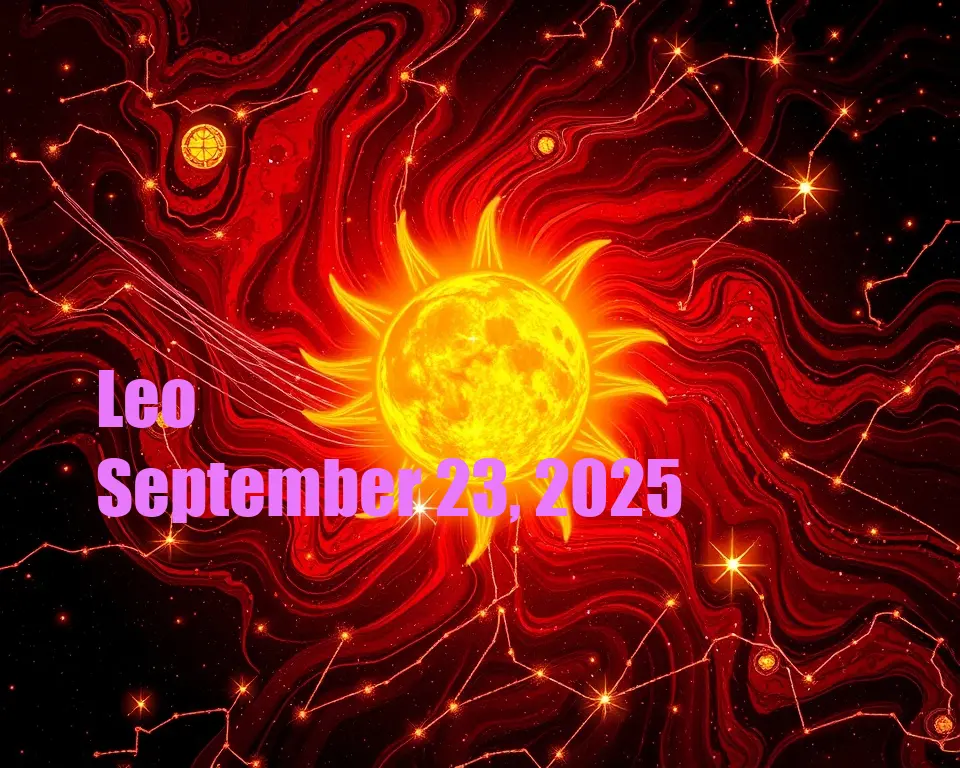 Leo - September 23, 2025