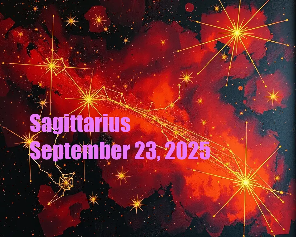Sagittarius - September 23, 2025