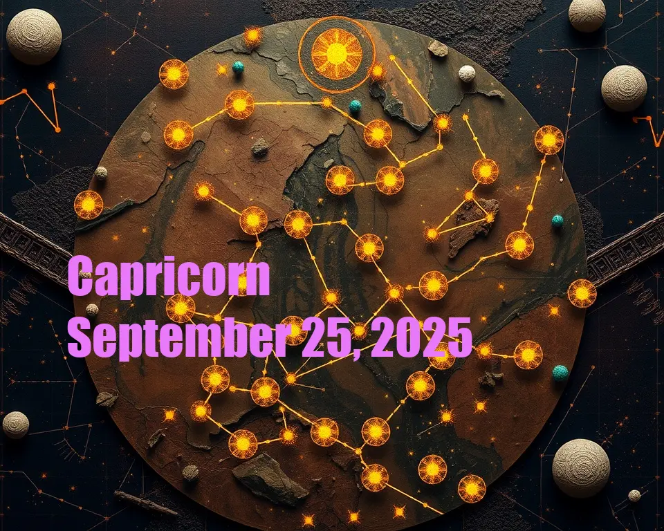 Capricorn - September 25, 2025