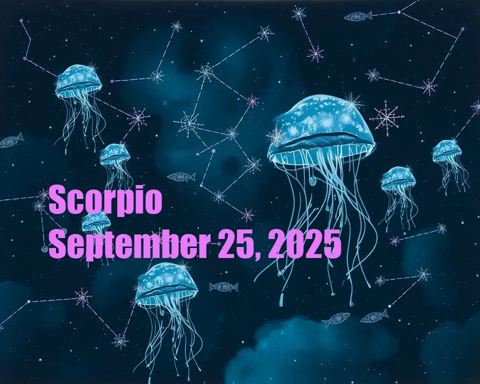 Scorpio - September 25, 2025