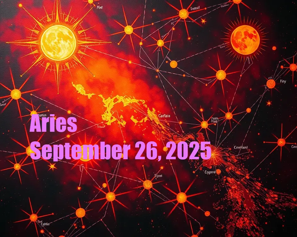 Aries - September 26, 2025