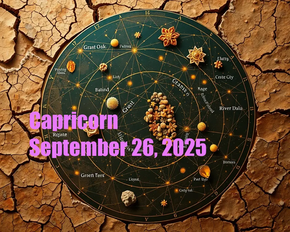 Capricorn - September 26, 2025