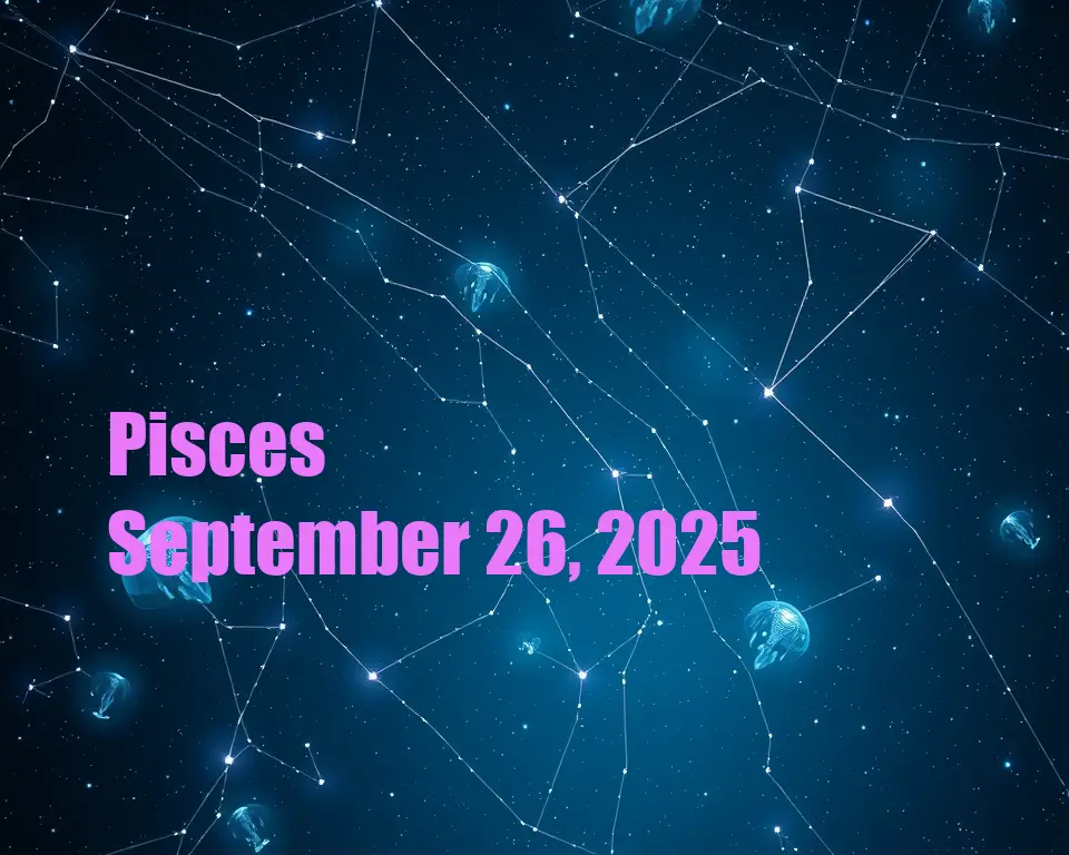 Pisces - September 26, 2025