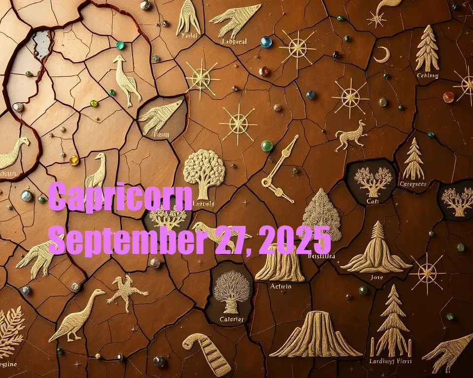 Capricorn - September 27, 2025