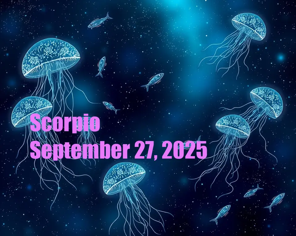 Scorpio - September 27, 2025