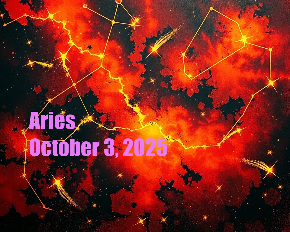 Aries - October 3, 2025