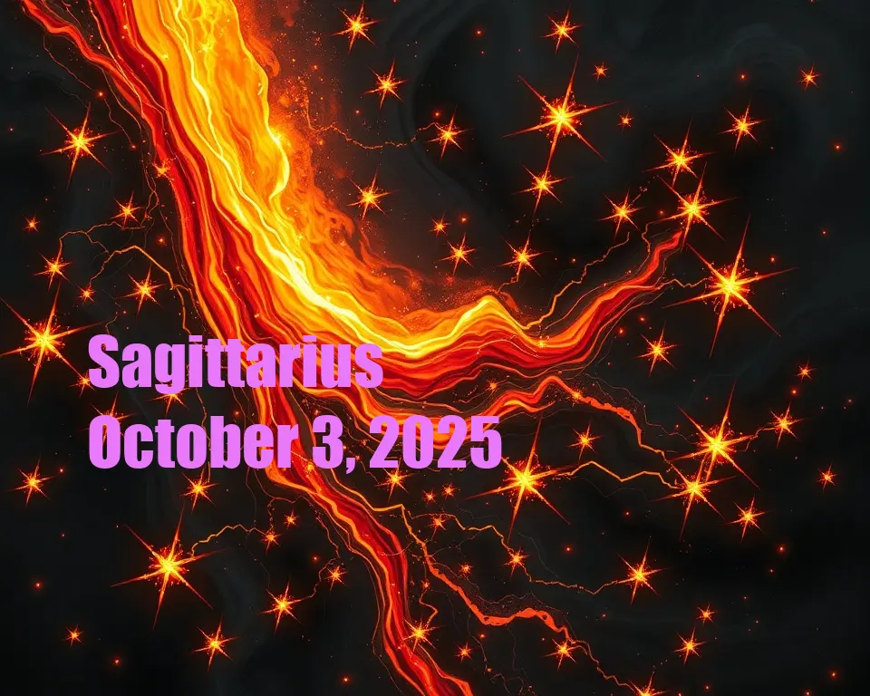 Sagittarius - October 3, 2025