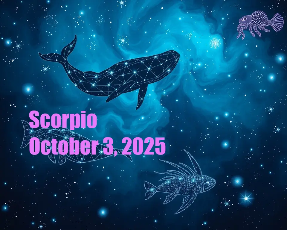 Scorpio - October 3, 2025