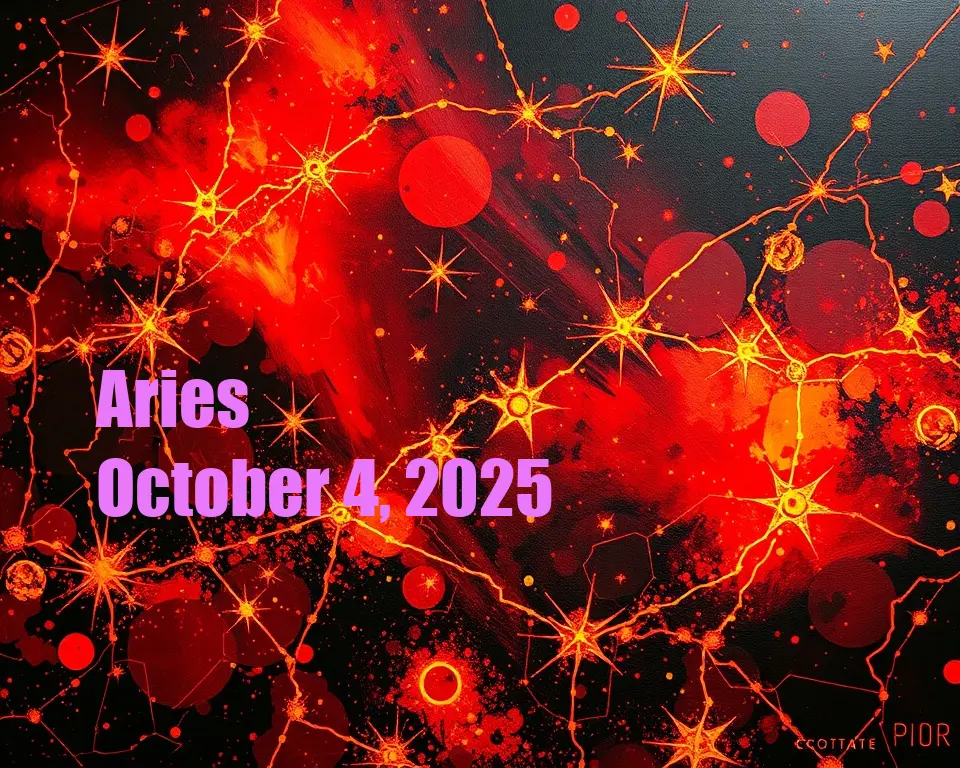 Aries - October 4, 2025