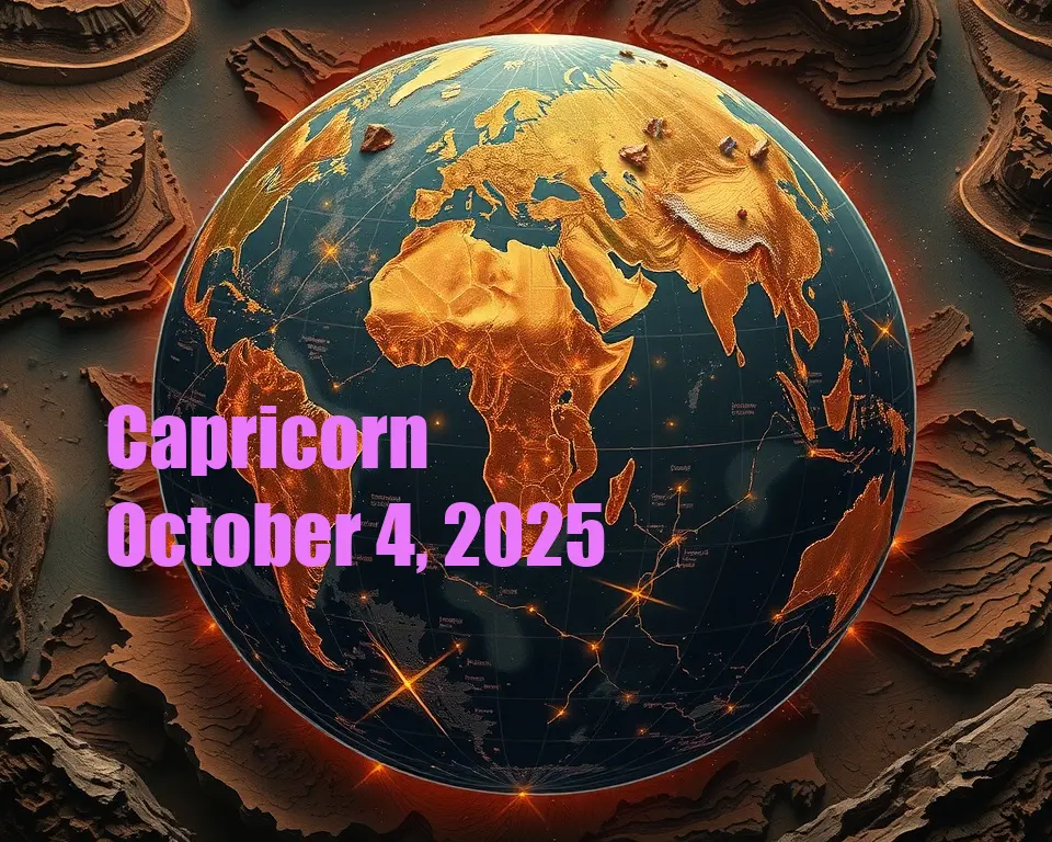 Capricorn - October 4, 2025