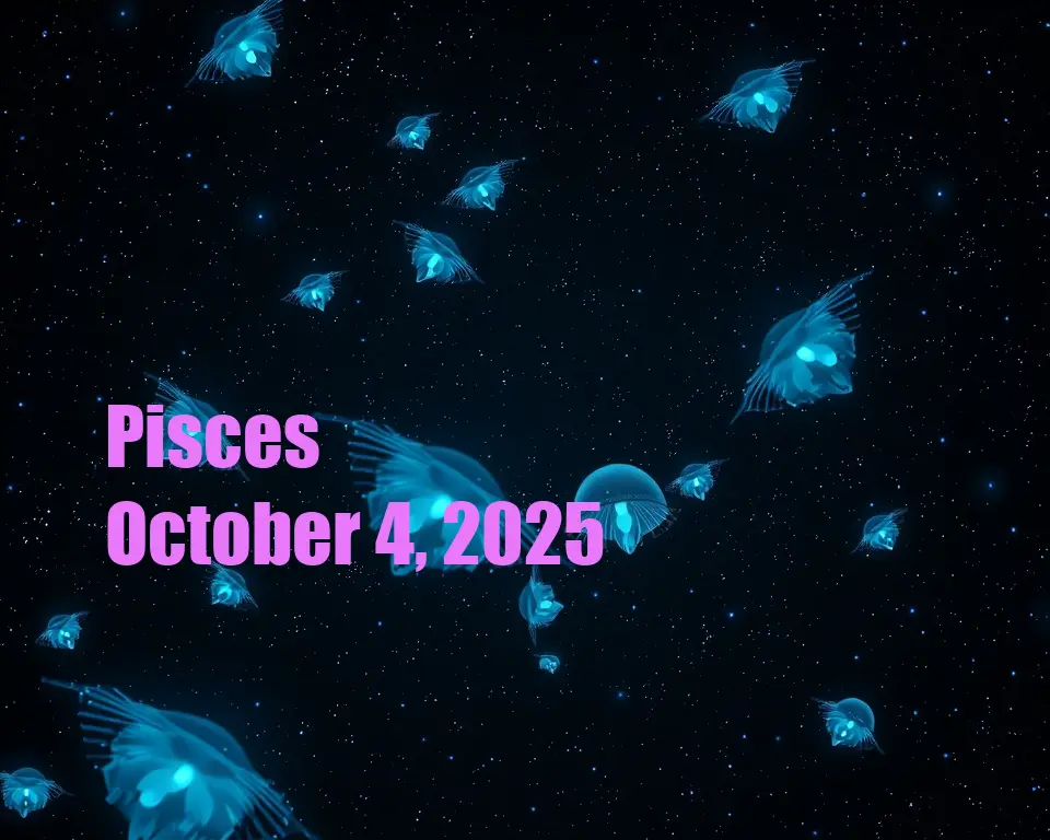 Pisces - October 4, 2025