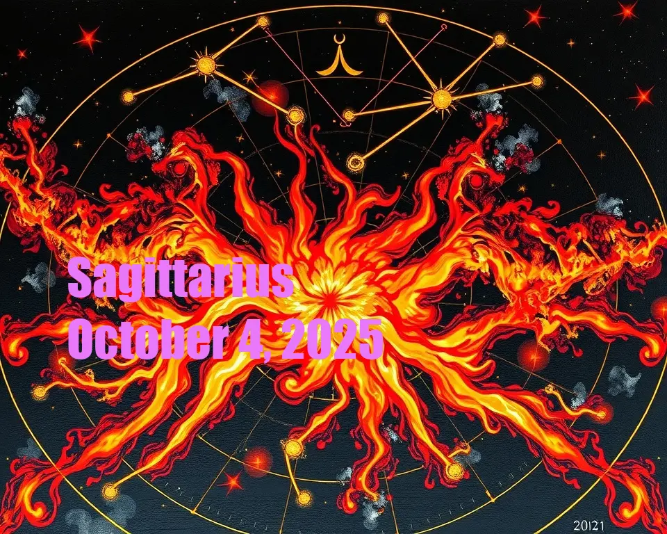Sagittarius - October 4, 2025
