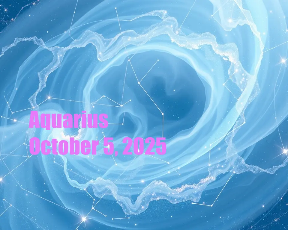 Aquarius - October 5, 2025