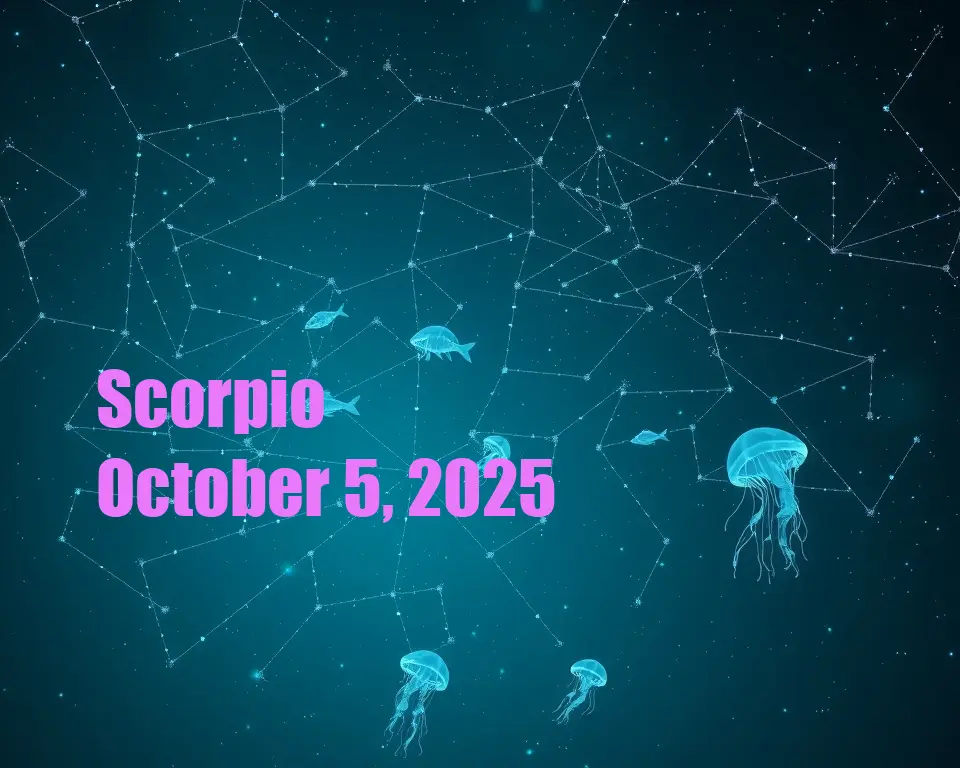 Scorpio - October 5, 2025