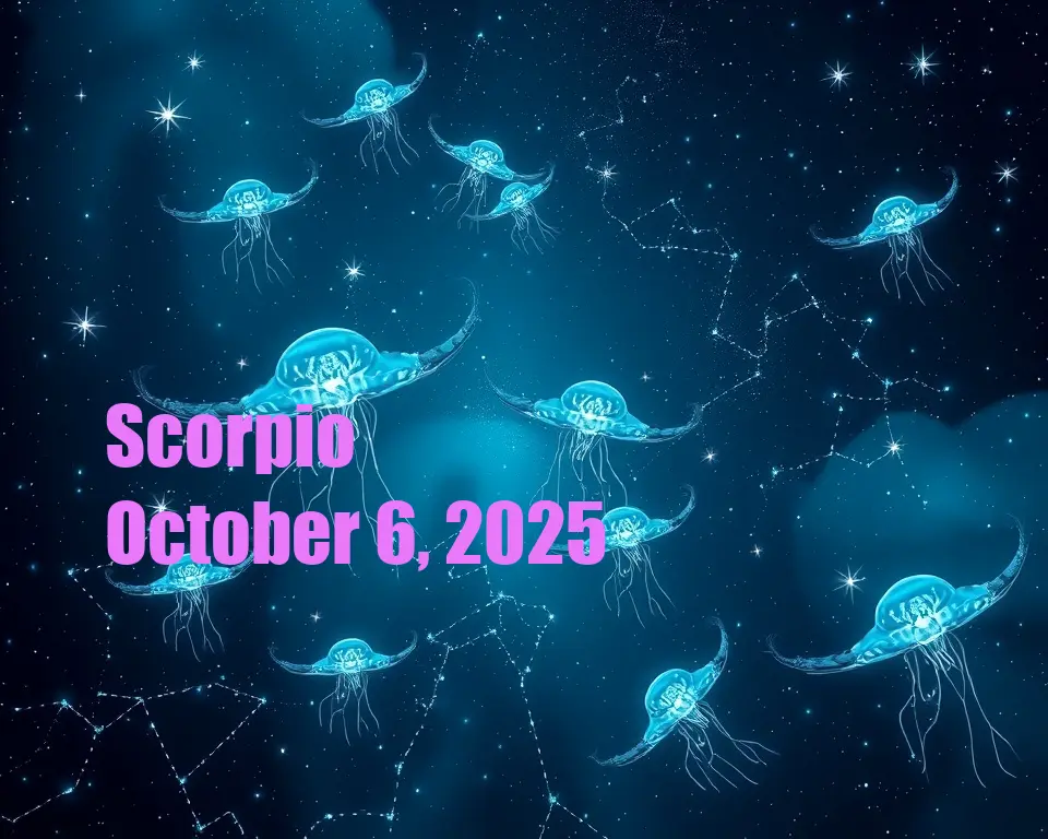 Scorpio - October 6, 2025