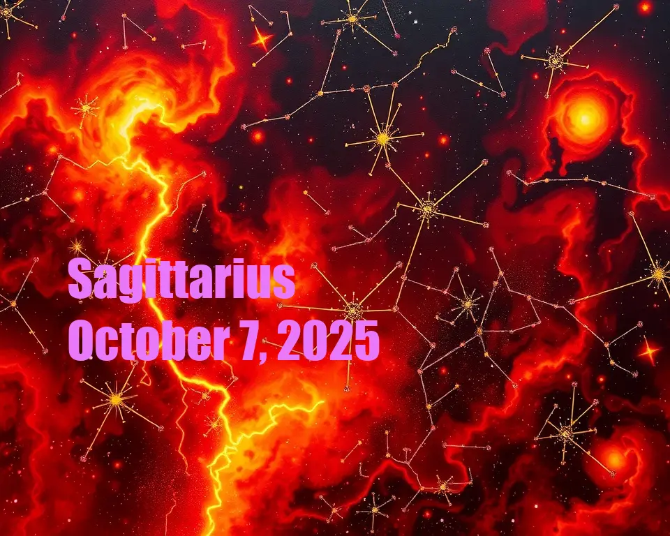 Sagittarius - October 7, 2025
