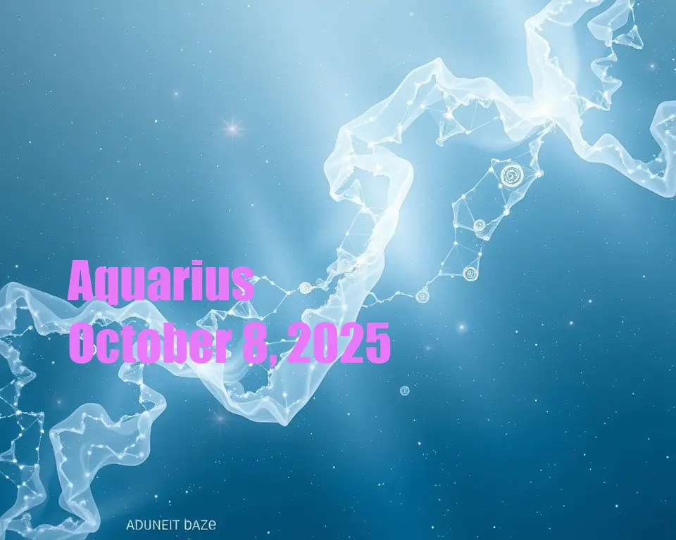 Aquarius - October 8, 2025