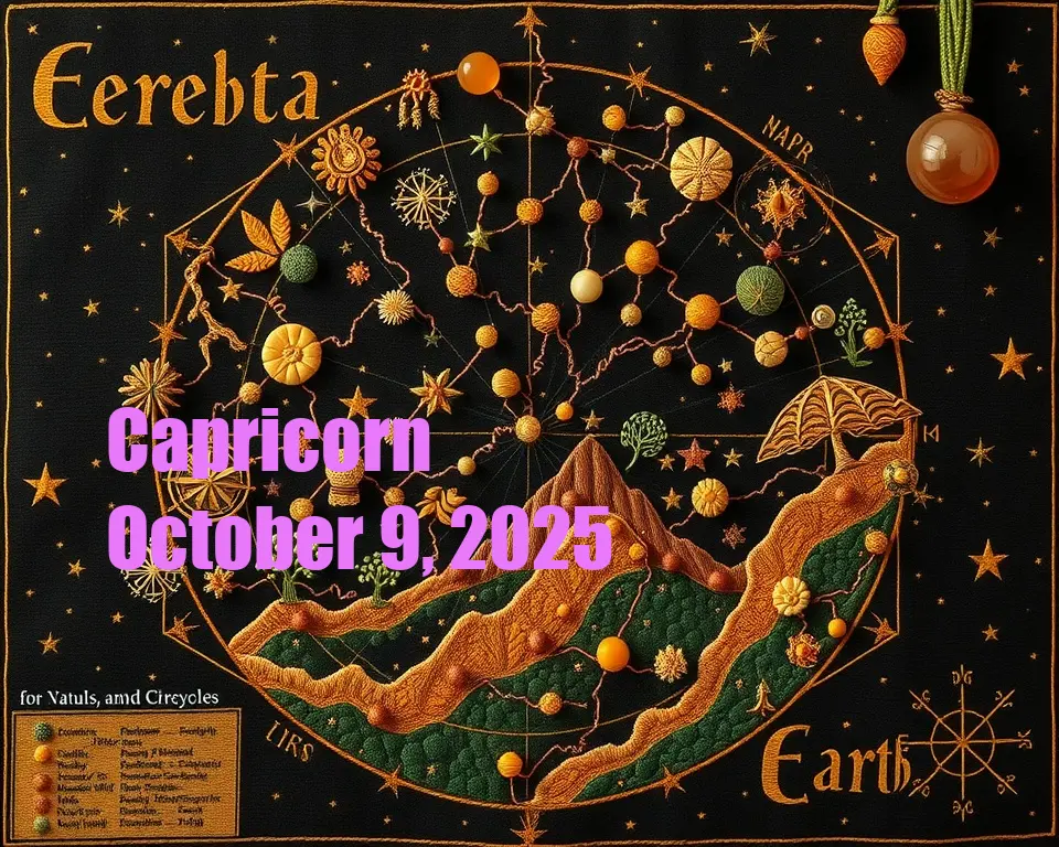 Capricorn - October 9, 2025