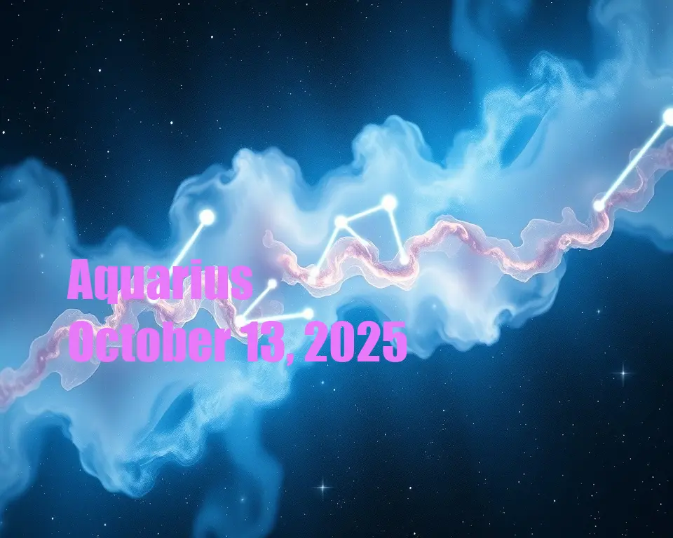 Aquarius - October 13, 2025