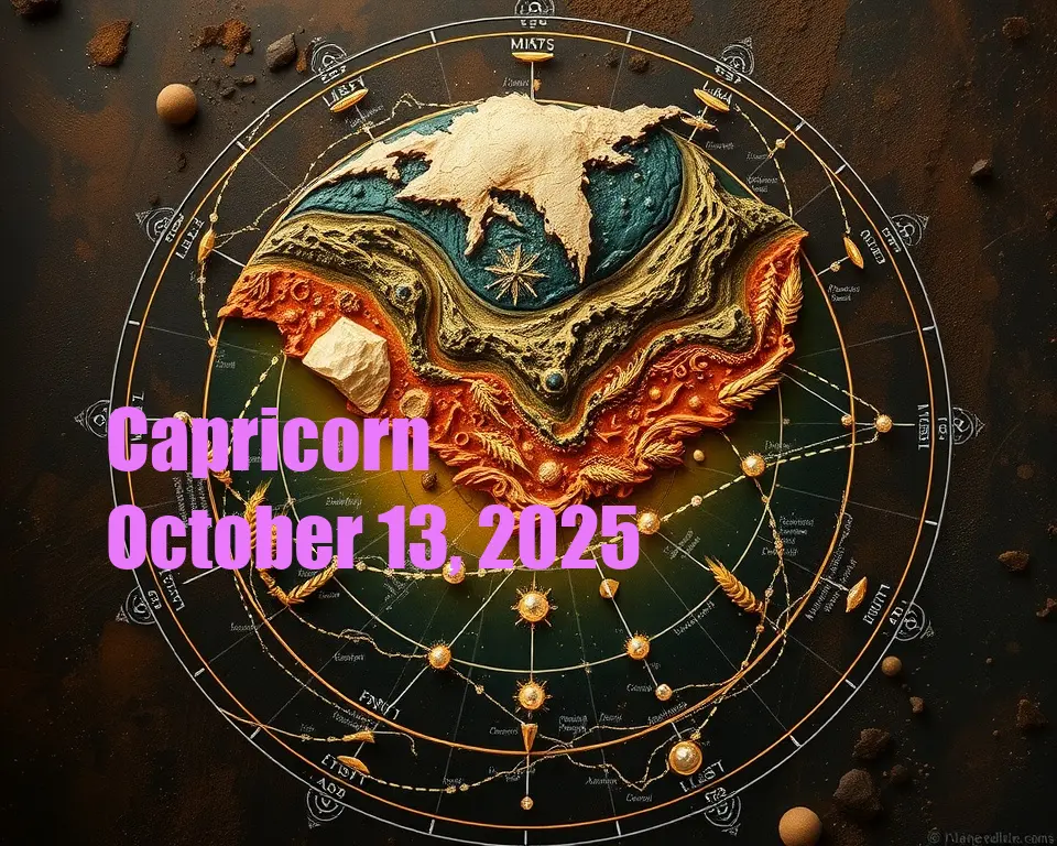 Capricorn - October 13, 2025