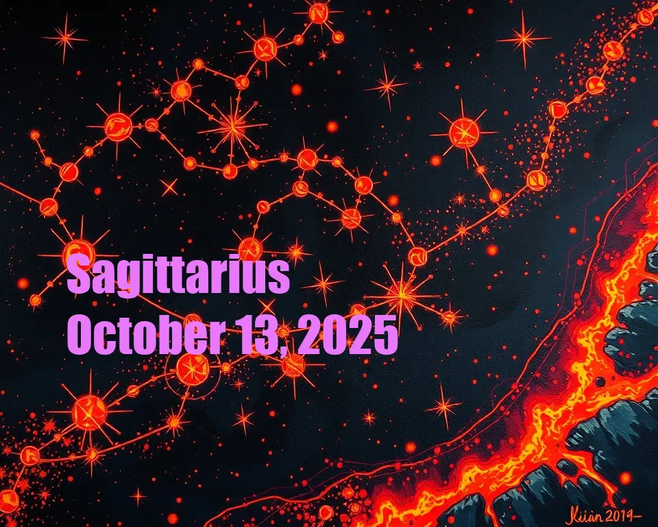 Sagittarius - October 13, 2025