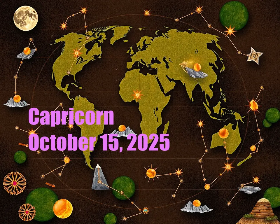 Capricorn - October 15, 2025