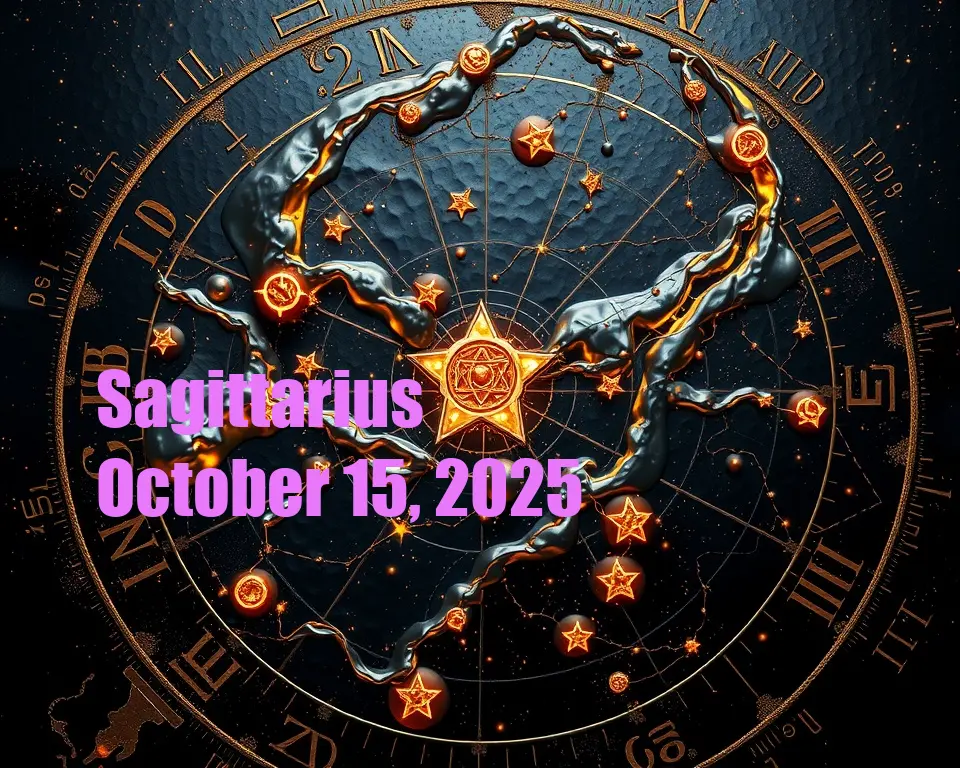 Sagittarius - October 15, 2025