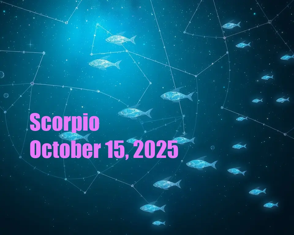 Scorpio - October 15, 2025