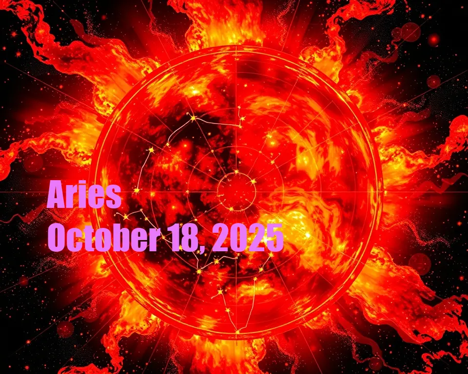 Aries - October 18, 2025
