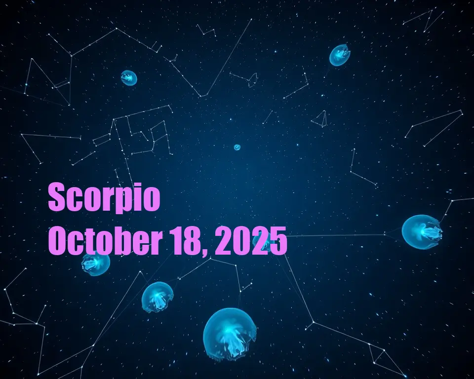 Scorpio - October 18, 2025