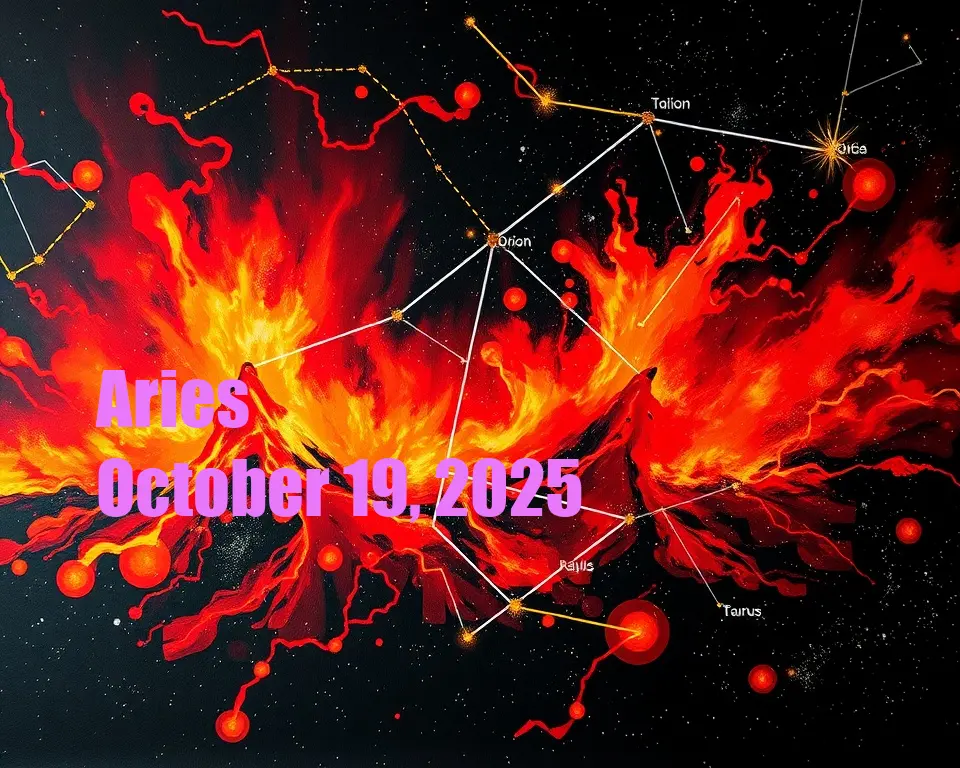 Aries - October 19, 2025