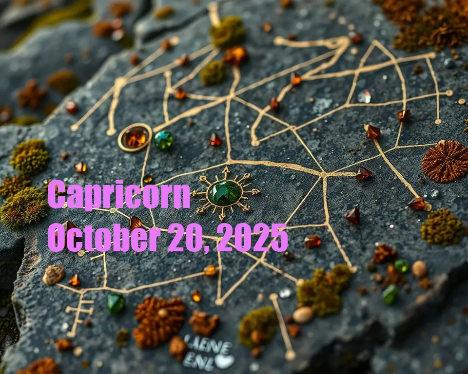 Capricorn - October 20, 2025