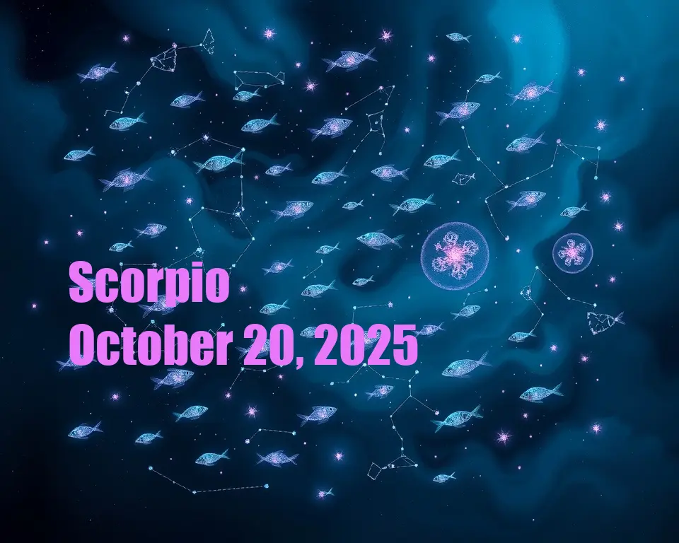 Scorpio - October 20, 2025