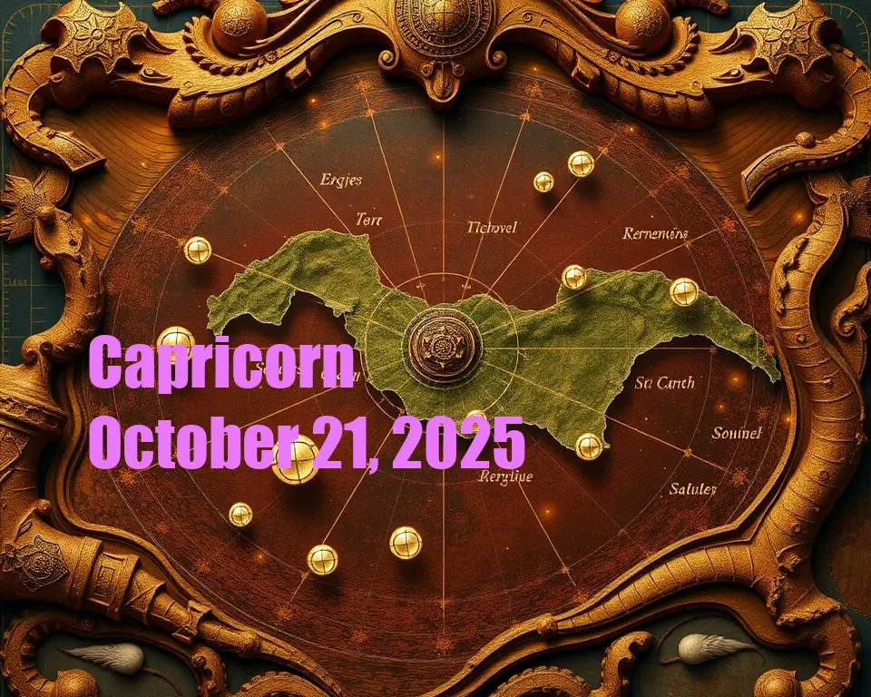 Capricorn - October 21, 2025