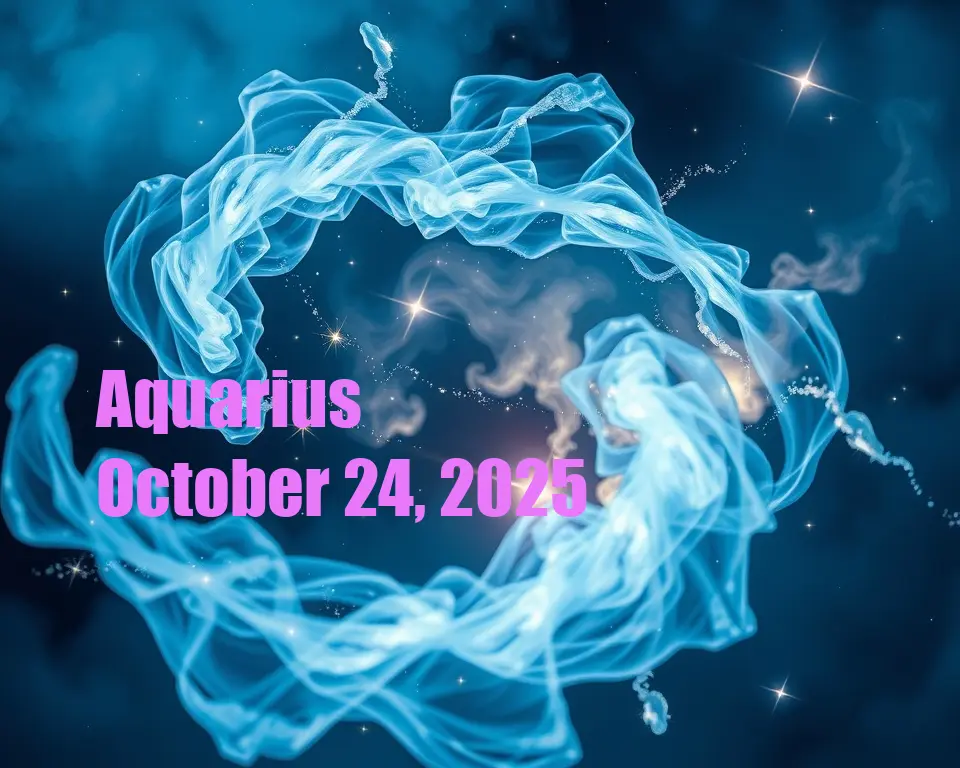 Aquarius - October 24, 2025