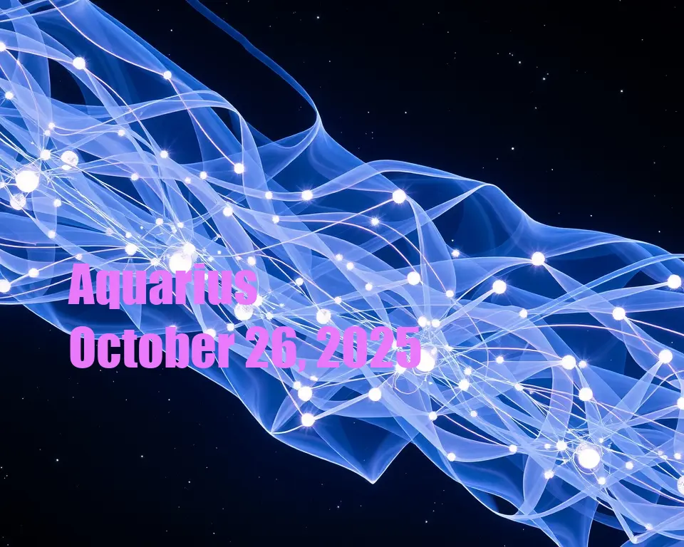 Aquarius - October 26, 2025