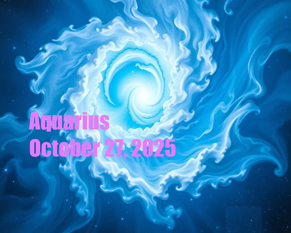 Aquarius - October 27, 2025