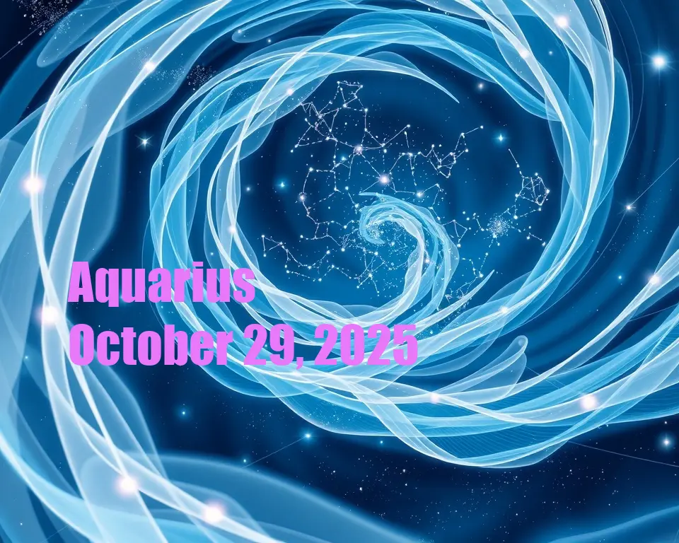 Aquarius - October 29, 2025