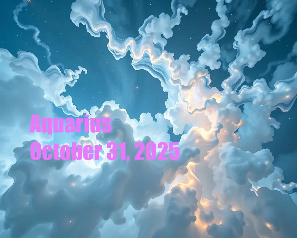 Aquarius - October 31, 2025