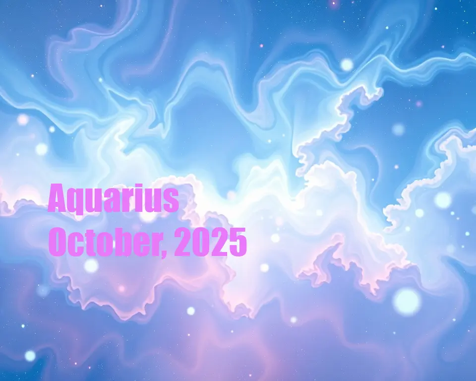 Aquarius - October, 2025