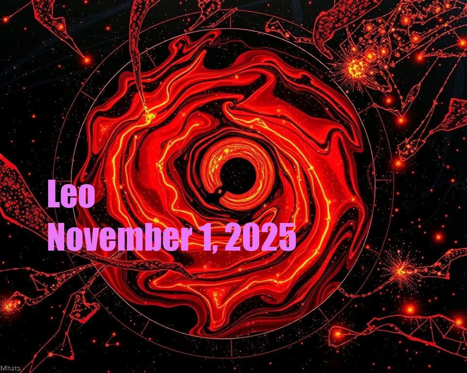 Leo - November 1, 2025