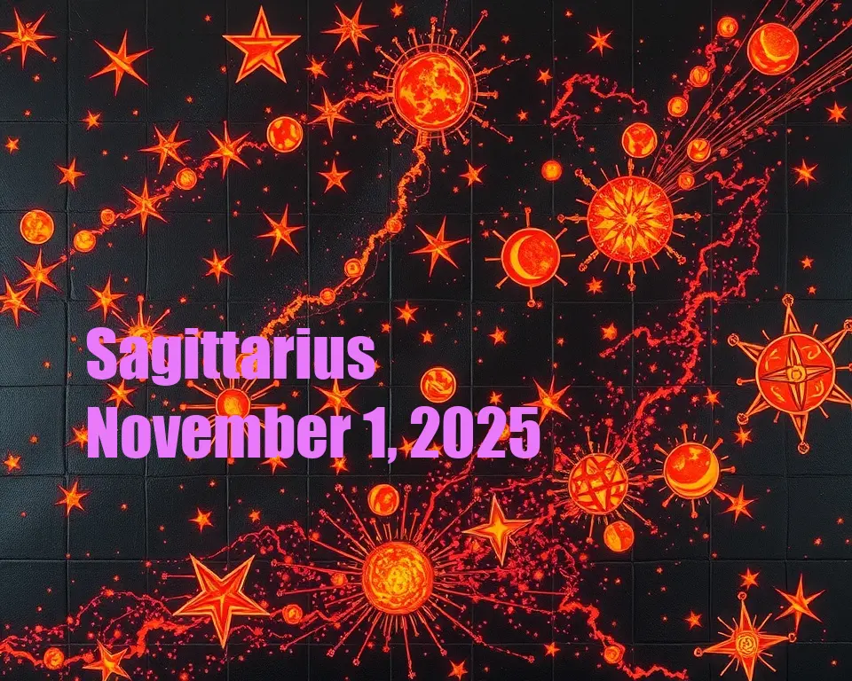 Sagittarius - November 1, 2025