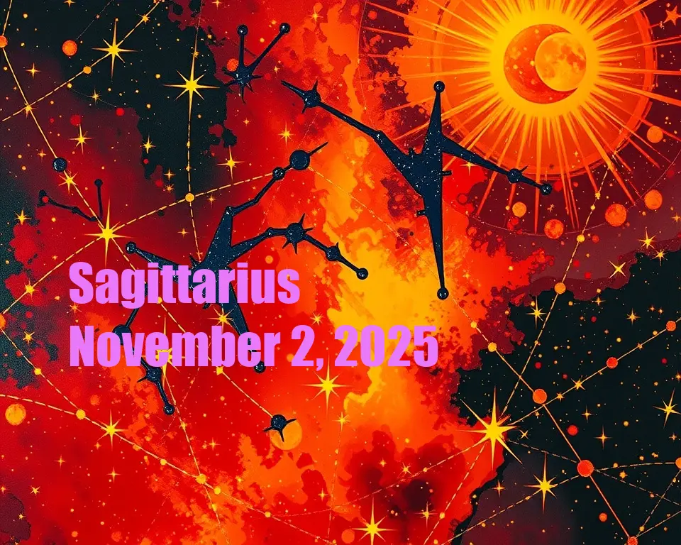 Sagittarius - November 2, 2025