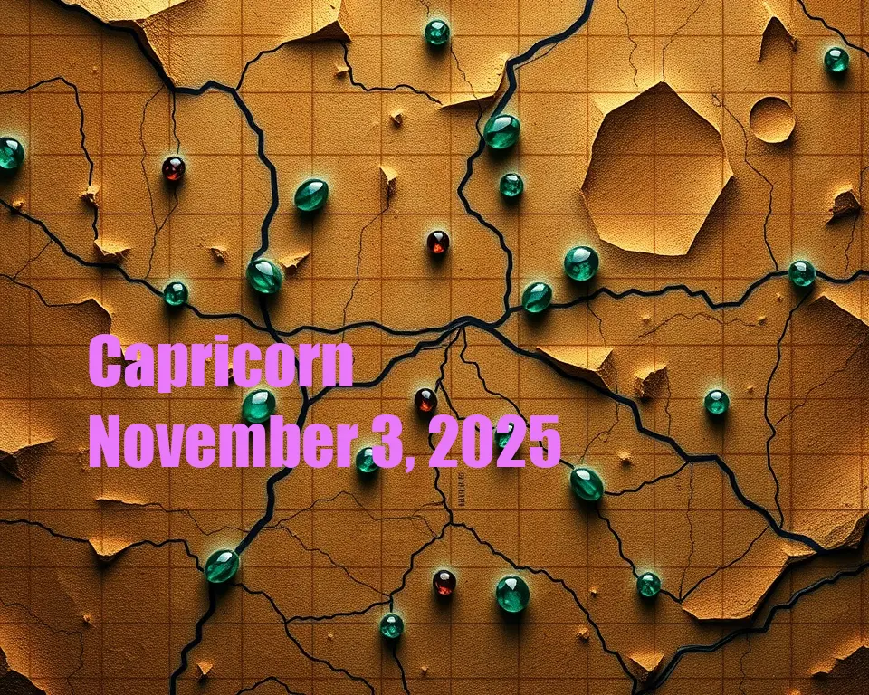 Capricorn - November 3, 2025