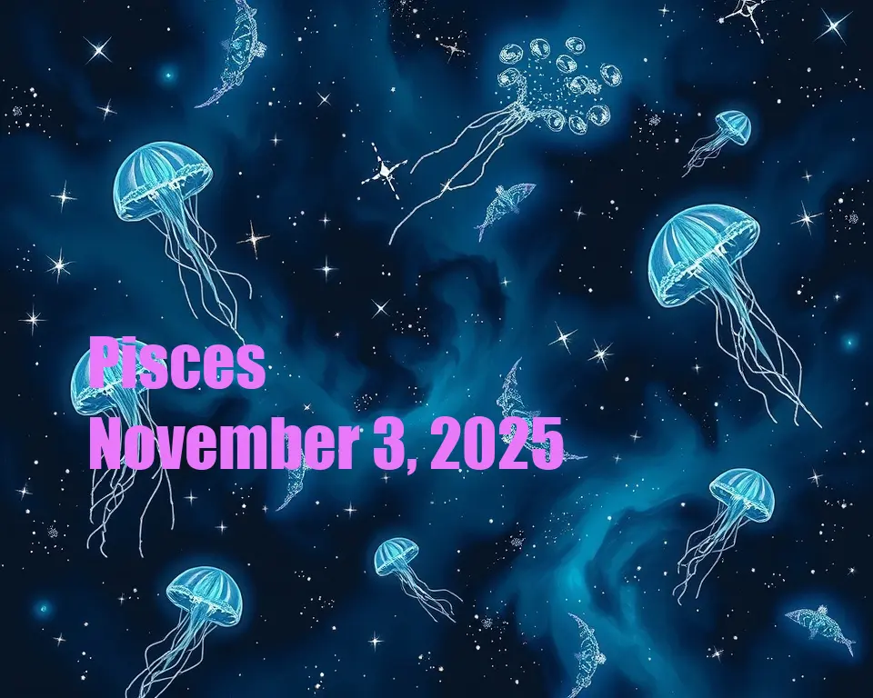 Pisces - November 3, 2025