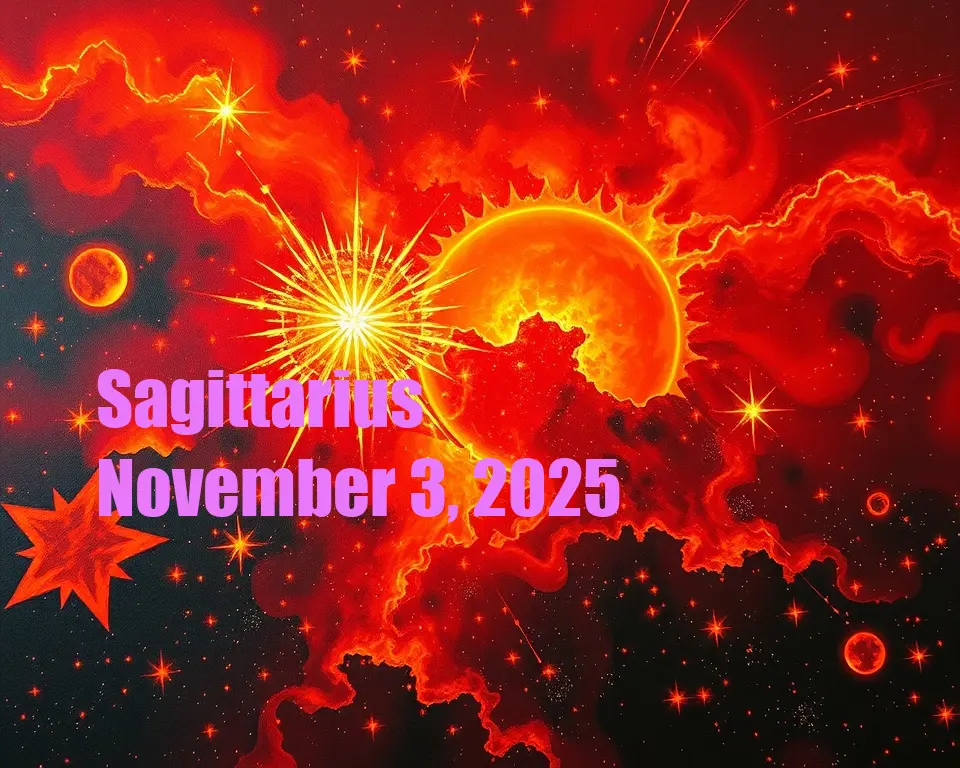 Sagittarius - November 3, 2025