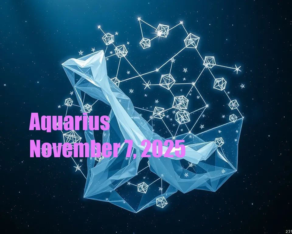 Aquarius - November 7, 2025